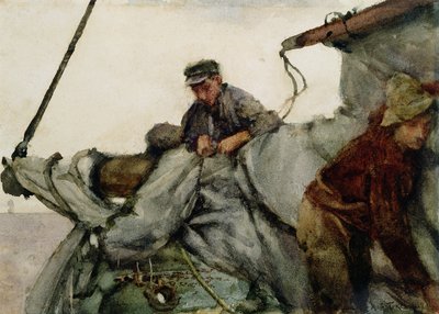 Working on the Sail by Henry Scott Tuke